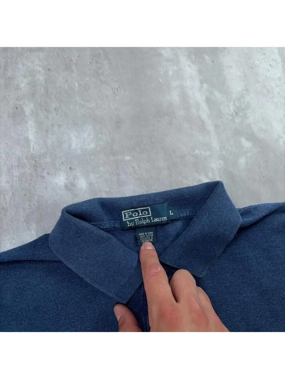 Vintage Polo Ralph Lauren Skater Long Sleeve Polo Shirt